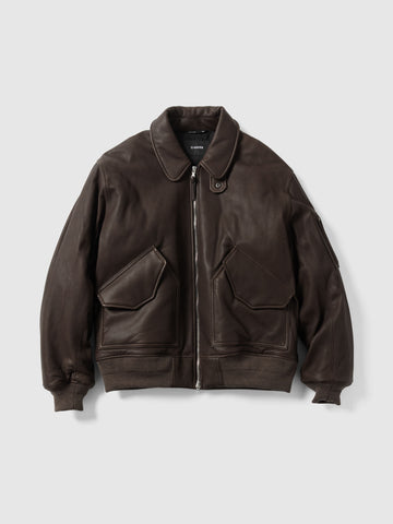 HAVEN Turbine Jacket - Leather Windstopper® Earth, Leather Jackets