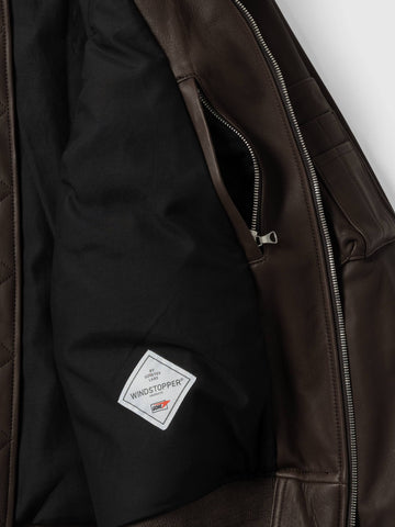 HAVEN Turbine Jacket - Leather Windstopper® Earth, Leather Jackets