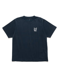 Uniform Experiment Authentic Logo S/S Wide Tee Navy, T-shirts