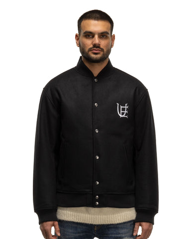 Uniform Experiment Authentic Varsity Jacket Black, Outerwear