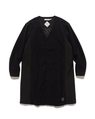 UNDERCOVER x nonnative OZISM UC2C9302 Monk Long Coat Poly Fleece Polartec® Windpro® / GORE-TEX Infinium® Black, Outerwear