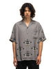 WACKO MARIA Wolf's Head / S/S Hawaiian Shirt ( Type-5 ) Grey, Shirts