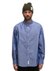 WTAPS BD 01 / LS / Broadcloth COOLMAX Shirt BLUE, Shirts