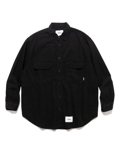 WTAPS WCPO / LS / Cotton. Denim Black, Shirts