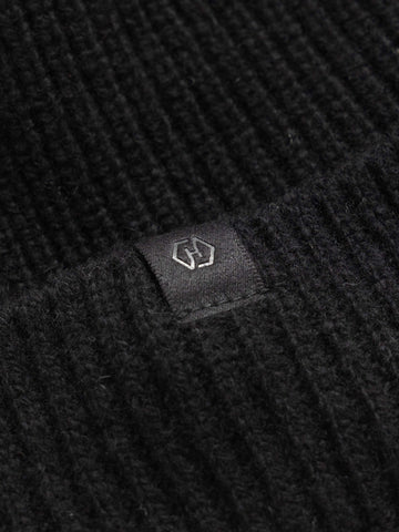 HAVEN Watch Cap - Merino Wool Cashmere Black, Beanies
