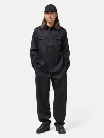 HAVEN-Wayward-Shirt---Wool-Denim-Black-2