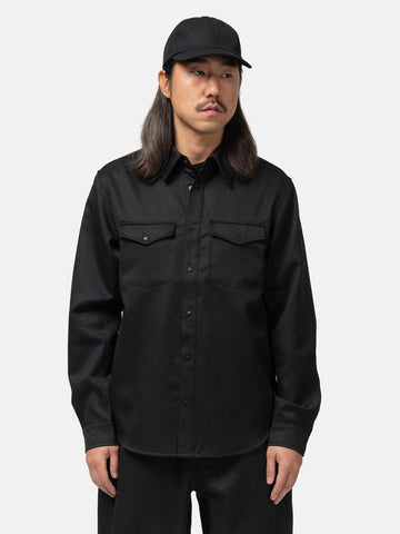 HAVEN-Wayward-Shirt---Wool-Denim-Black-4