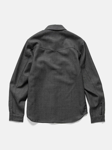 HAVEN Wayward Shirt - Wool Denim Charcoal, Shirts