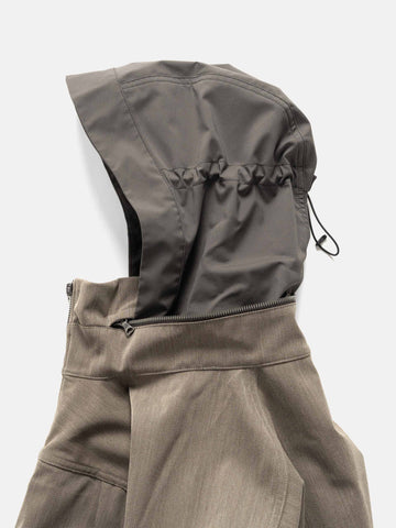 HAVEN Zephyr Jacket Loro Piana Storm System 3L Nylon Taupe, Jackets