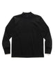 sacai Cotton Jersey High Neck L/S T-Shirt Black, T-shirts