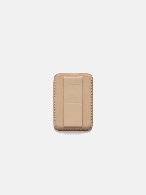 Hender Scheme Magnet Card Case Natural, Wallets