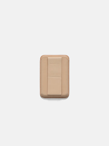 Hender Scheme Magnet Card Case Natural, Wallets