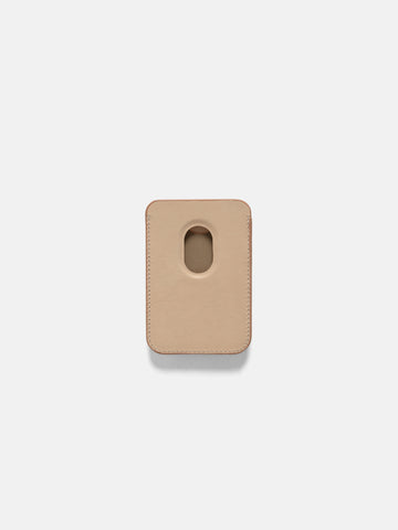 Hender Scheme Magnet Card Case Natural, Wallets