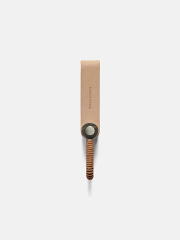 Hender Scheme Leather Key Shackle Natural, Keychains