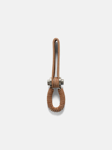 Hender Scheme Leather Key Shackle Natural, Keychains