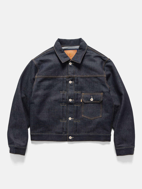 HERILL Cashmere Denim XX Jacket Indigo, Trucker Jackets