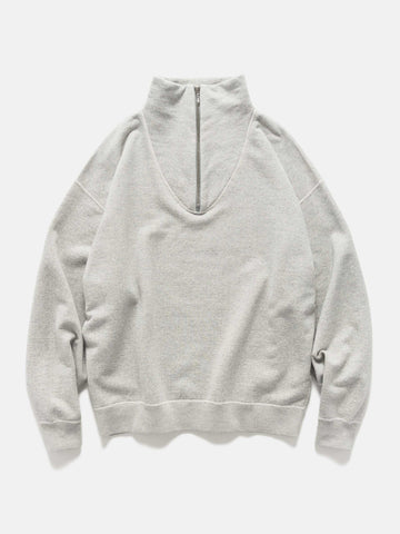 HERILL Zipup Sweatshirt Top Grey, Sweatshirts