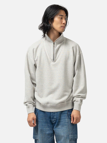 HERILL Zipup Sweatshirt Top Grey, Sweatshirts
