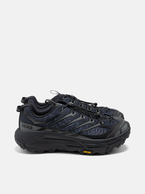 Hoka Mafate Three2 Wordmark Black / Outer Orbit, Sneakers
