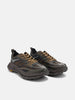 three quarter view of the HOKA U Mafate Speed 4 Lite Tree Bark / Cast Iron