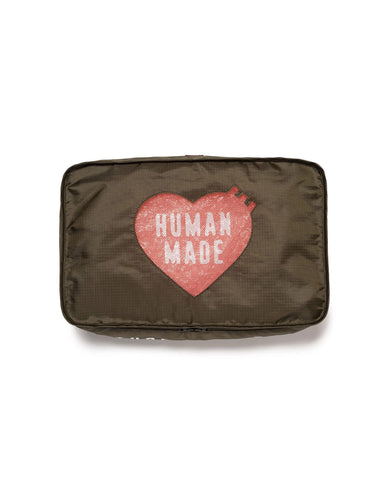 Human Made Gusset Case Large Olive Drab, Accessories