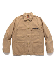 Human Made Washed Duck Coverall Jacket Beige, Outerwear