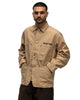 Human Made Washed Duck Coverall Jacket Beige, Outerwear