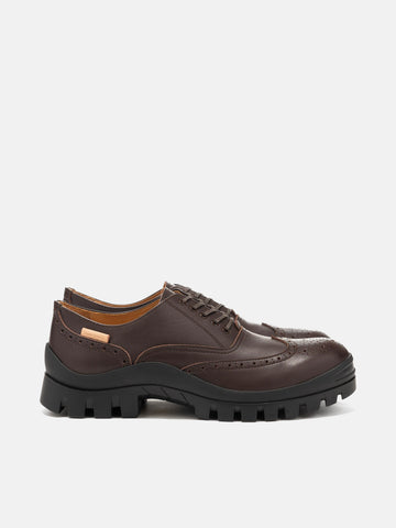 Hender Scheme Brogue Balmoral #2146 Shoes Dark Brown, Shoes
