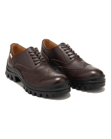 Brogue Balmoral #2146 Shoes Dark Brown - HAVEN