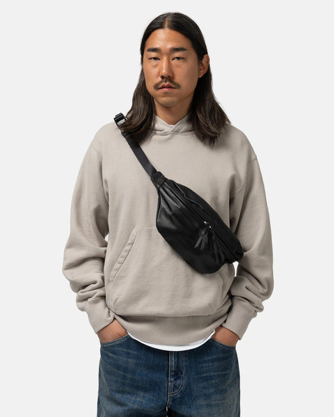 Hender Scheme Cow Waist Pouch Bag Black, Accessories