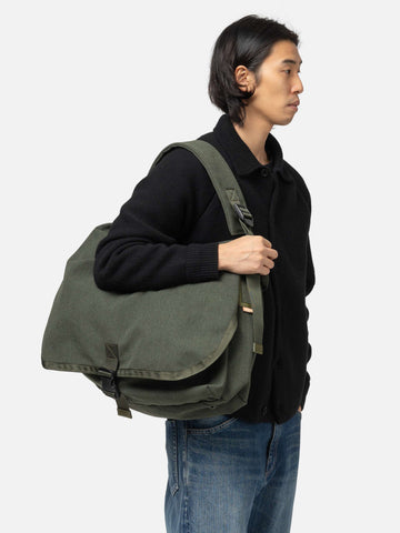 Hender Scheme Messenger Bag Large Khaki Olive, Shoulder Bags