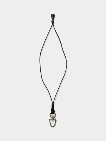 Hender Scheme Neck Strap Black, Keychains