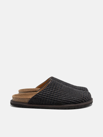 Hender Scheme Tweed Crog Dk Brown, Mules