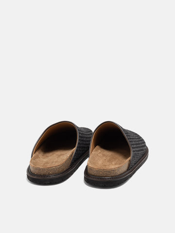 Hender Scheme Tweed Crog Dk Brown, Mules