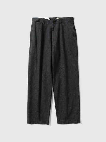 HERILL Blackchambray Work Pants Black, Pants