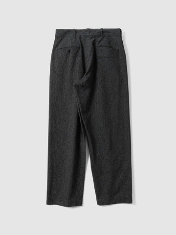 HERILL Blackchambray Work Pants Black, Pants