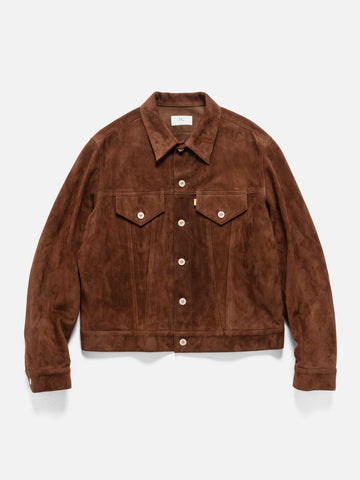 HERILL Lamb Suede Jacket Brown, Leather Jackets