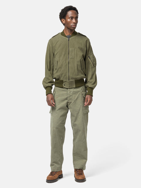 HERILL Lamb Suede L2B Olive, Leather Jackets