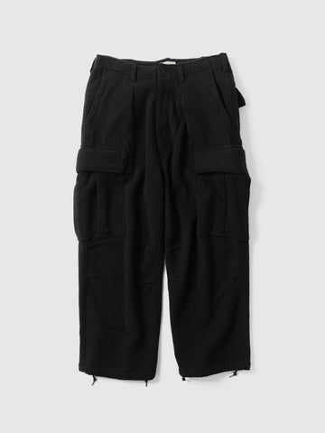 HERILL for HAVEN Rigidwool Jungle Fatigue Pants Black, Pants