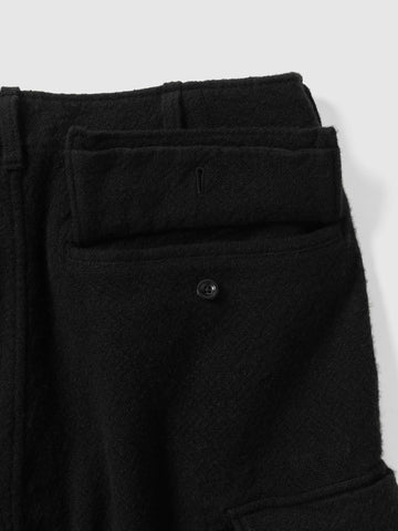 HERILL for HAVEN Rigidwool Jungle Fatigue Pants Black, Pants