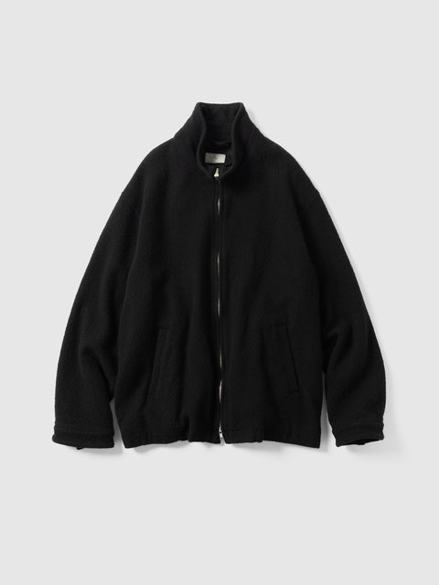 HERILL for HAVEN Rigidwool Zip-up Jacket Black, Jackets