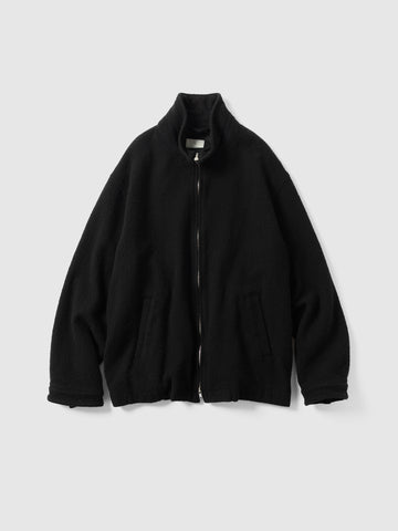 HERILL for HAVEN Rigidwool Zip-up Jacket Black, Jackets