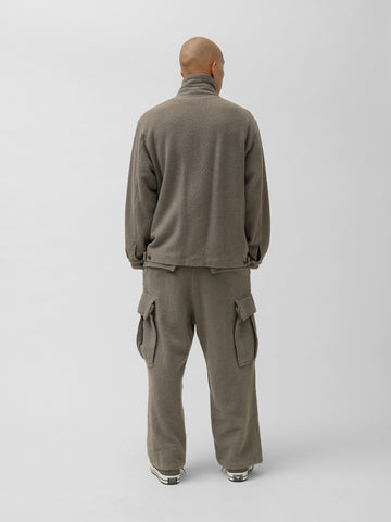 HERILL for HAVEN Rigidwool Zip-up Jacket Greige, Jackets
