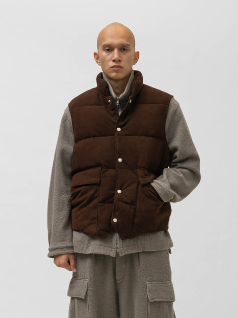 HERILL Sheepleather Woodchopper's Vest Brown, Vests
