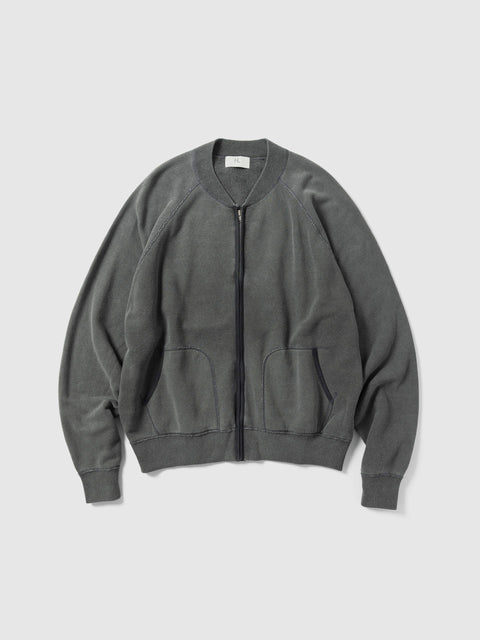HERILL Zip Up Sweat Shirt Black, Cardigans