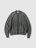 HERILL Zip Up Sweat Shirt Black, Cardigans
