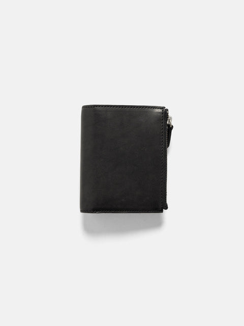 hobo Bifold Wallet Horse Leather Black, Wallets