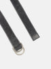 hobo Double Ring Belt Pig Suede Charcoal, Belts
