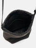 hobo Drawstring Pouch Deer Leather Black, Pouches