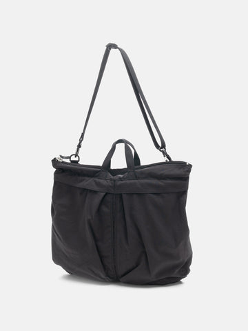 hobo Helmet Bag Nylon Oxford Onibegie Dyed Charcoal, Shoulder Bags